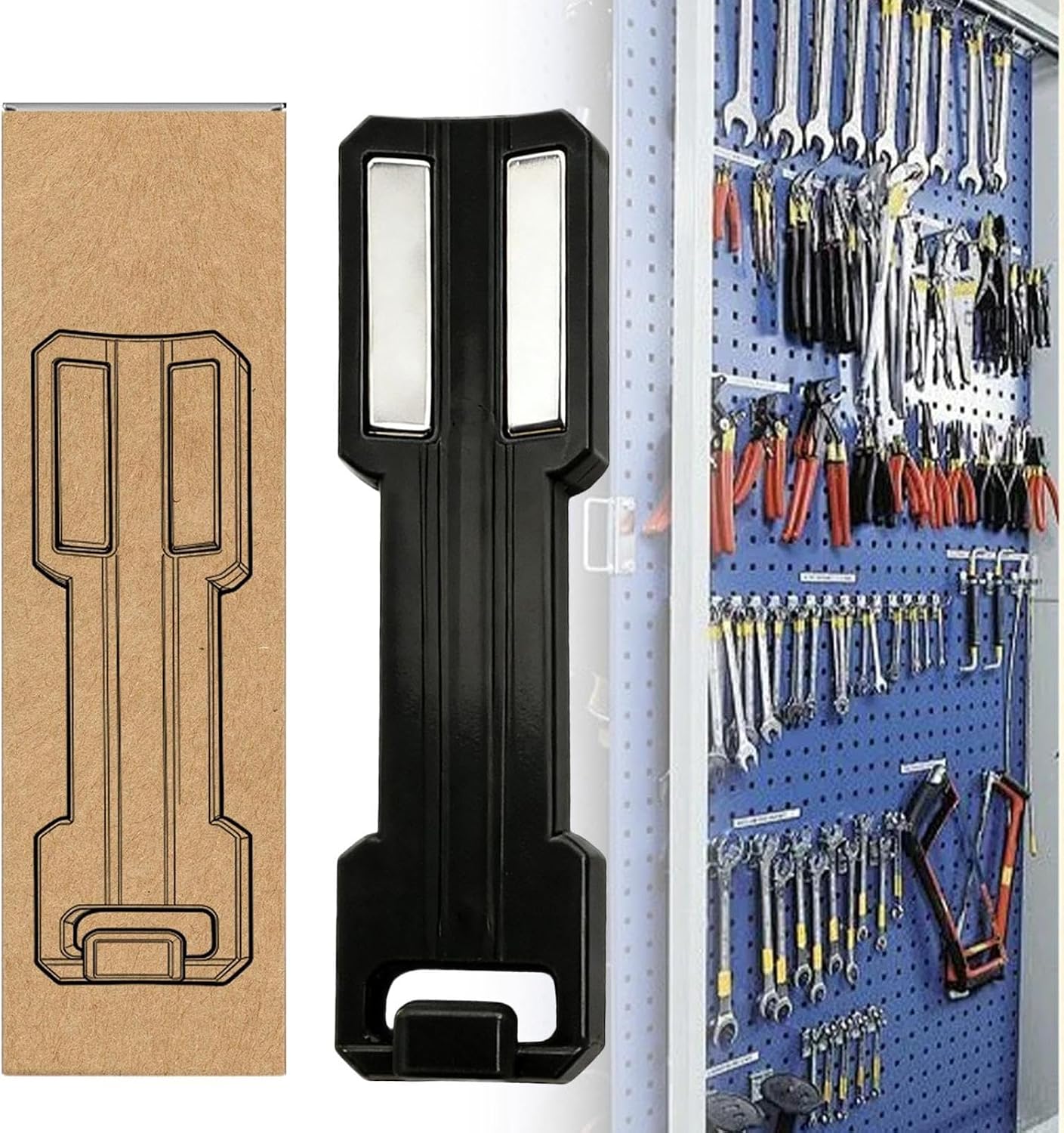 GENERIC Support De Bombe Aérosol Magnétique, Organiseur Mural Portable, 3,0 X 10,5 Cm, Support De Peinture Avec Construction ABS, Accessoire De Rangement, Design Compact Avec Aimant Puissant, Organisateur De