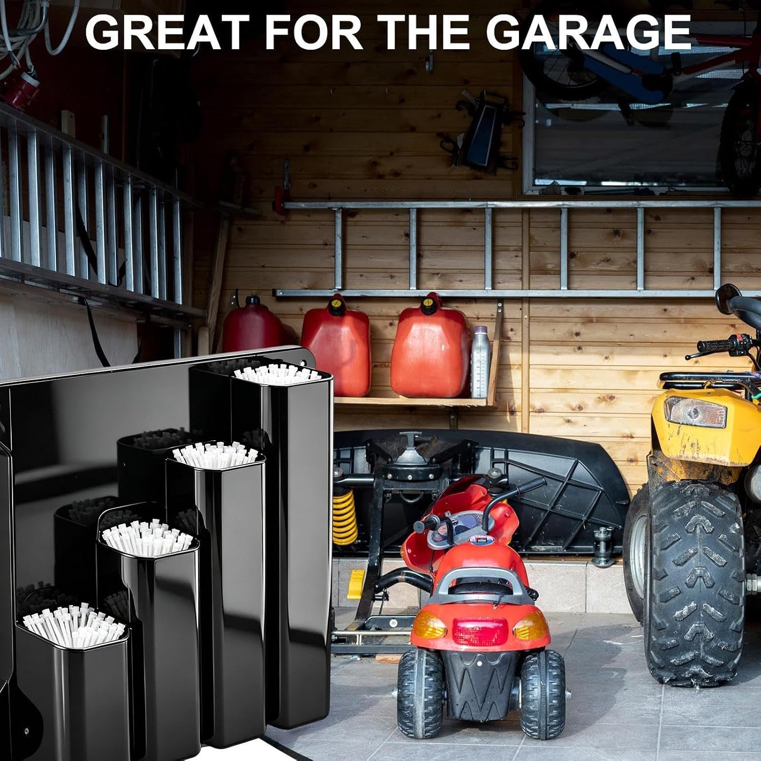 GENERIC Porte-cravates à Fermeture éclair | 4 Poches En Aluminium | Organiseur De Cravates à Fermeture éclair, Pour Remorque De Course Fermée, Garage, Magasin, Abri De Jardin, Buanderie, Entrepôt, Laboratoire