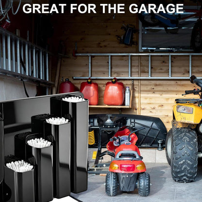 GENERIC Porte-cravates à Fermeture éclair | 4 Poches En Aluminium | Organiseur De Cravates à Fermeture éclair, Pour Remorque De Course Fermée, Garage, Magasin, Abri De Jardin, Buanderie, Entrepôt, Laboratoire